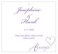 Always Swirly Square Wedding Hang Tags